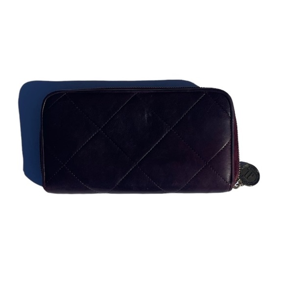 Lanvin Paris Quilted Leather Clutch Wallet - Picture 4 of 7